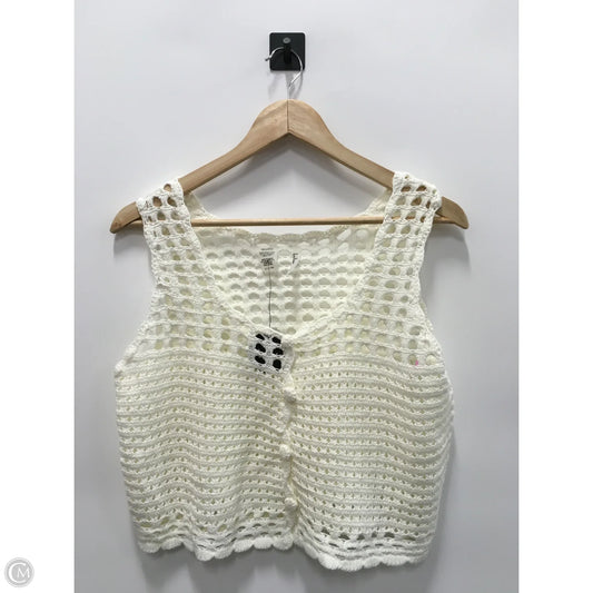 Top Sleeveless By Lulus In Cream, Size: L