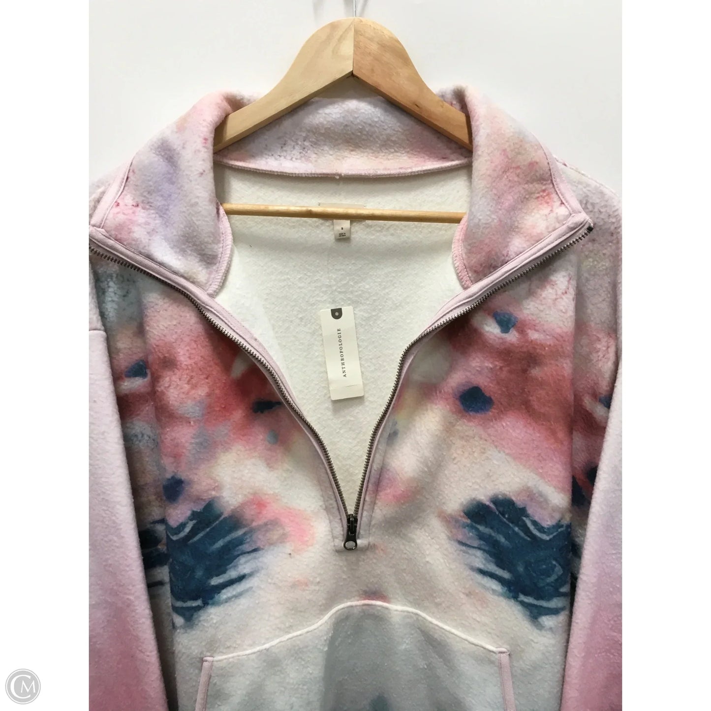 Sweatshirt Collar By Pilcro In Tie Dye Print, Size: S