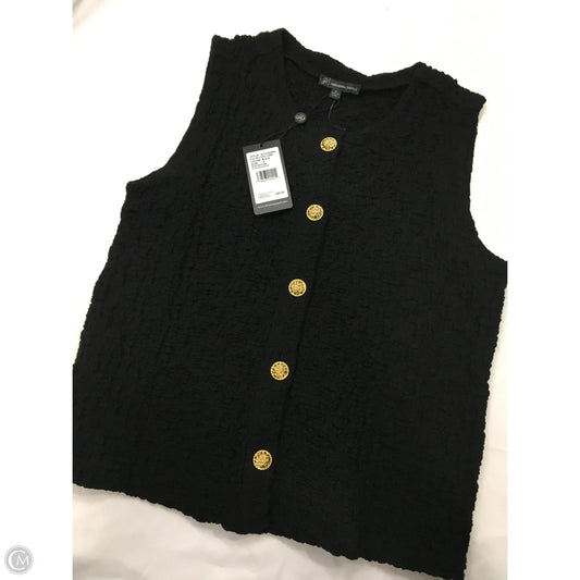 Top Sleeveless By Adrianna Papell In Black, Size: S