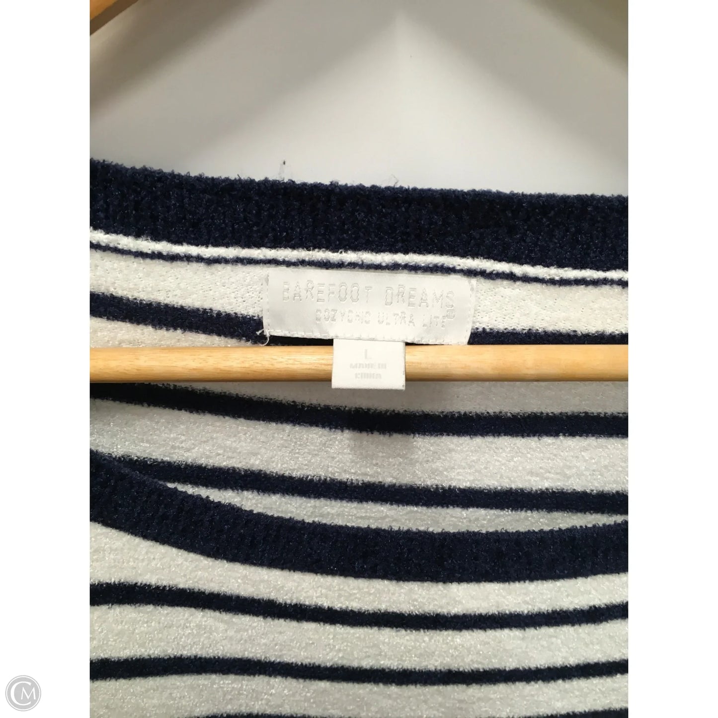 Sweater By Barefoot Dreams In Striped Pattern, Size: L