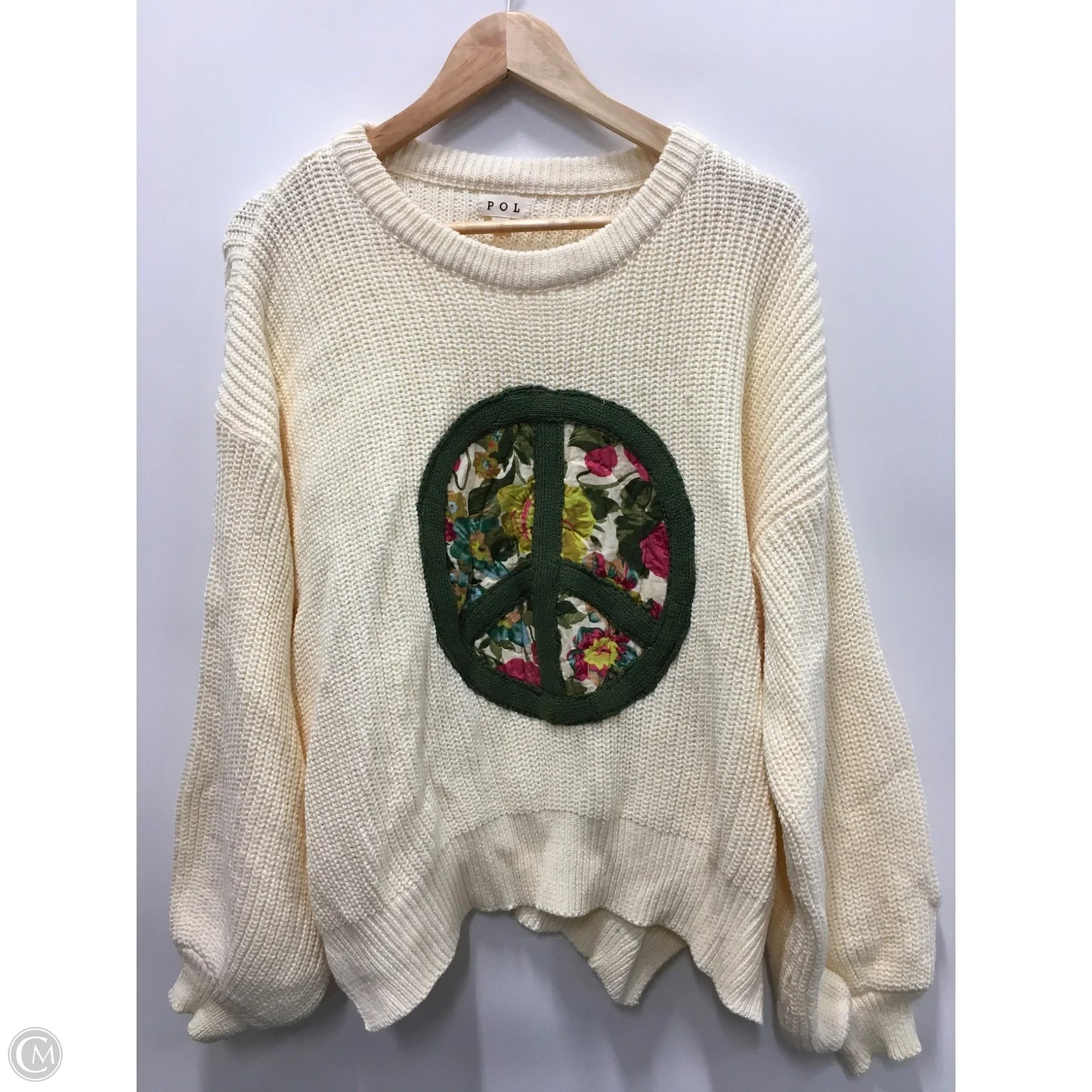 Sweater By Pol In Cream, Size: L