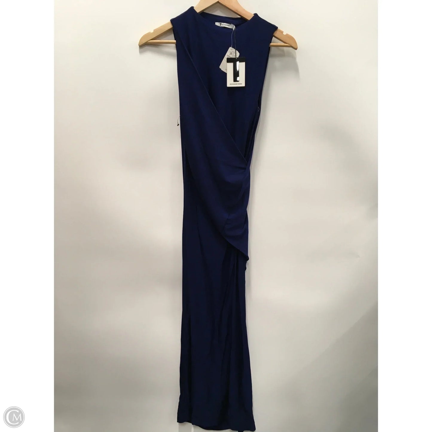 Dress Luxury Designer By Alexander Wang In Navy, Size: S