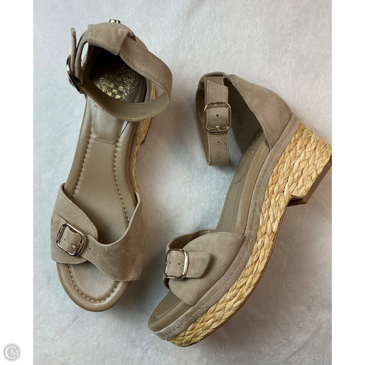 Sandals Heels Block By Vince Camuto In Cream, Size: 8.5