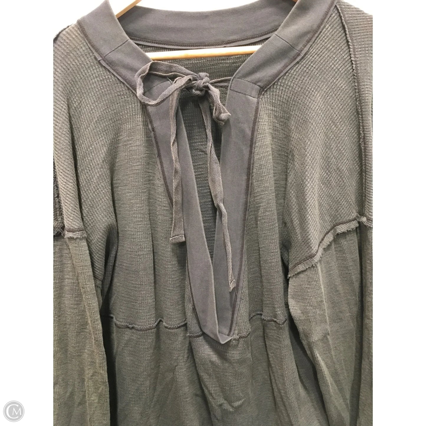 Top Long Sleeve By Free People In Grey, Size: Xl