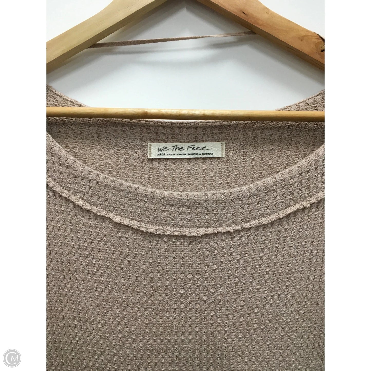 Top Long Sleeve By We The Free In Tan, Size: L