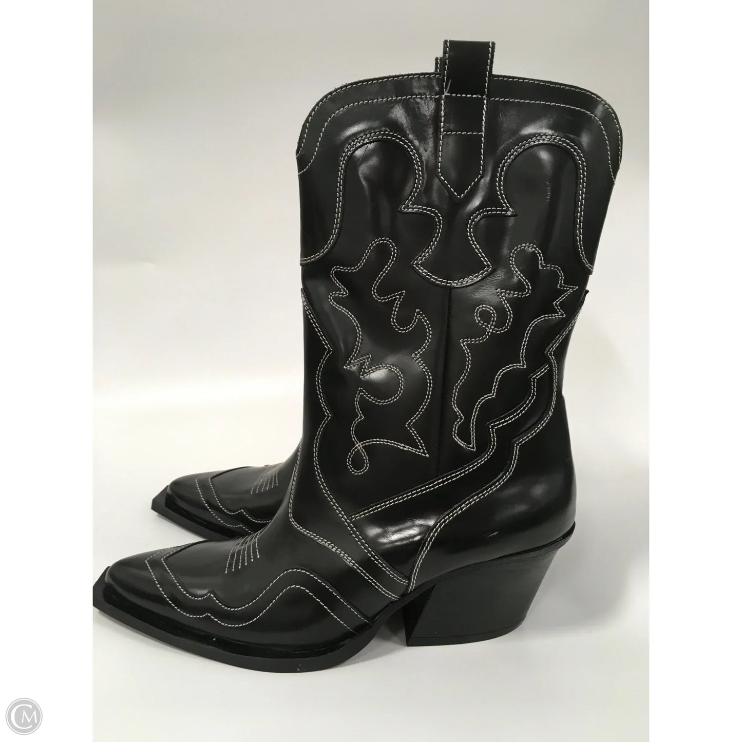 Boots Western By Mng In Black, Size: 8.5