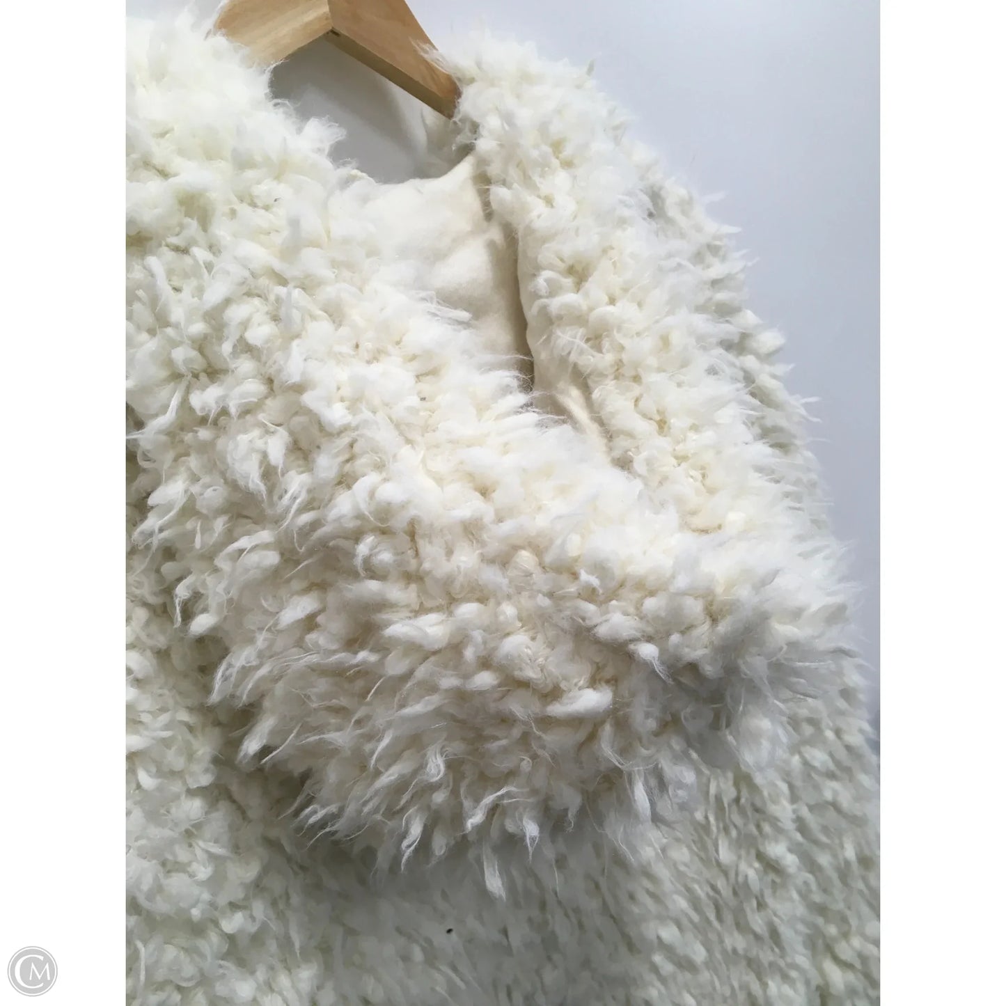 Coat Faux Fur & Sherpa By Free People In White, Size: M