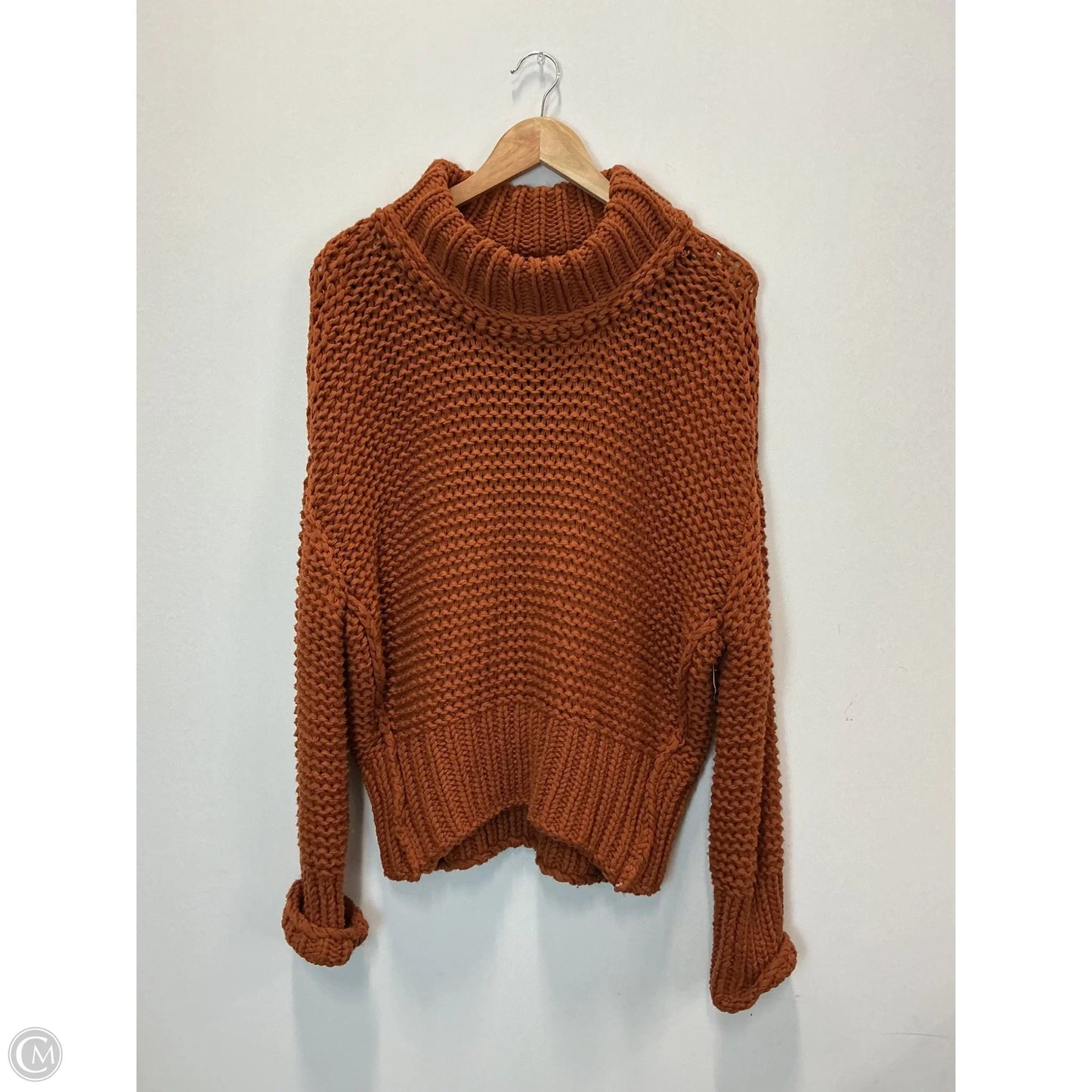 Sweater By Free People In Orange, Size: Xs
