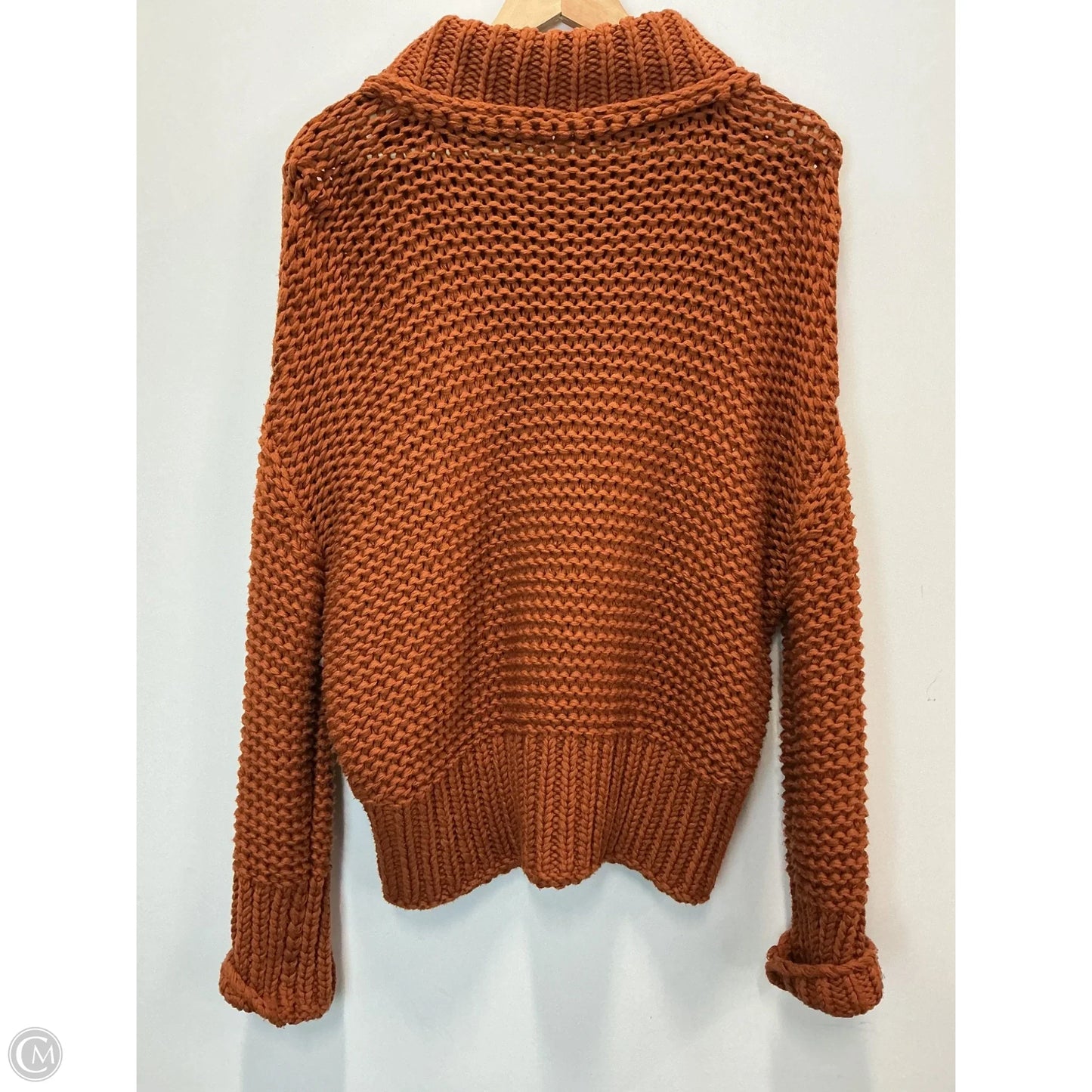 Sweater By Free People In Orange, Size: Xs