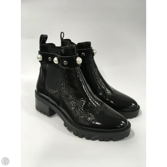 Boots Designer By Karl Lagerfeld In Black, Size: 8.5