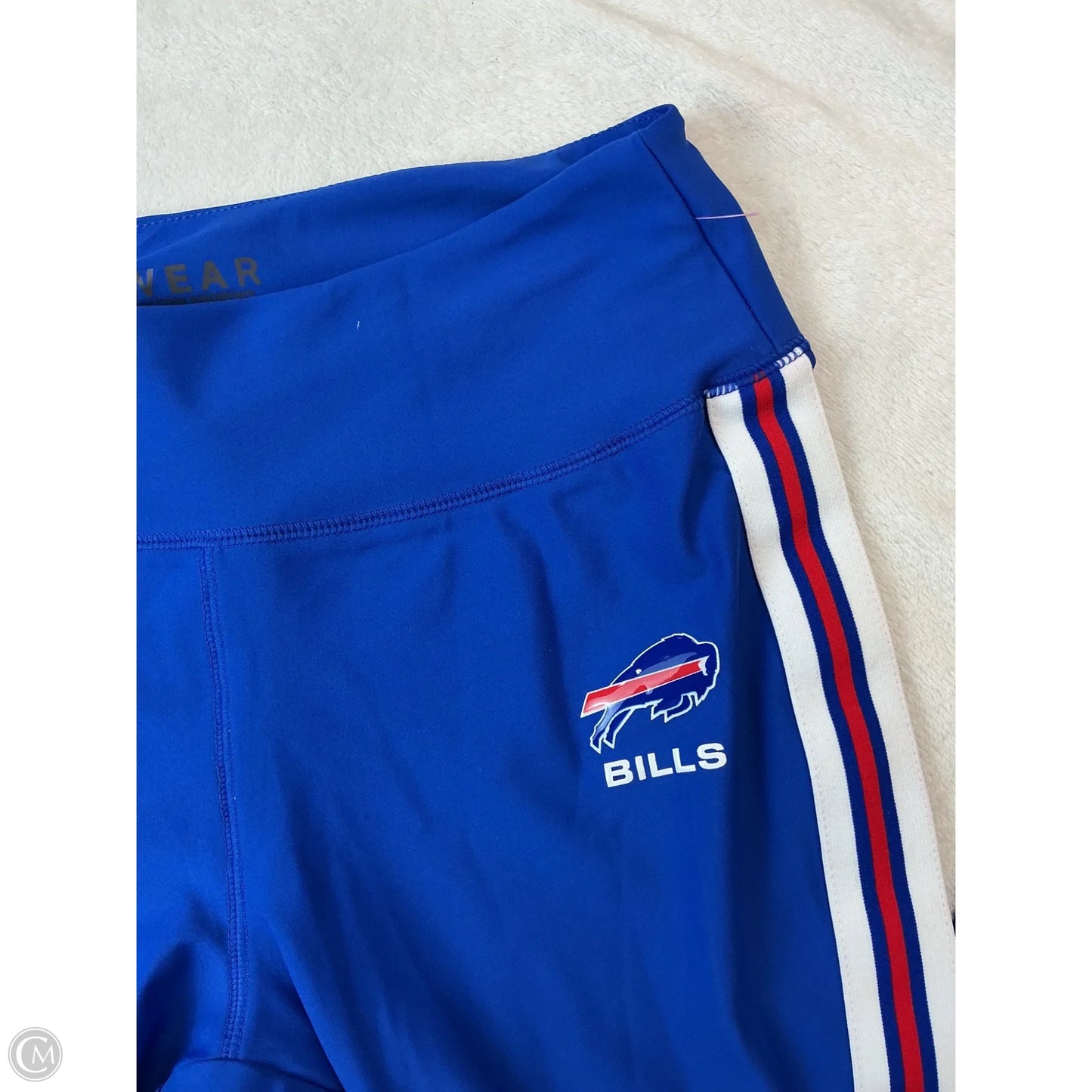 Athletic Leggings By Clothes Mentor In Blue Red & White, Size: L