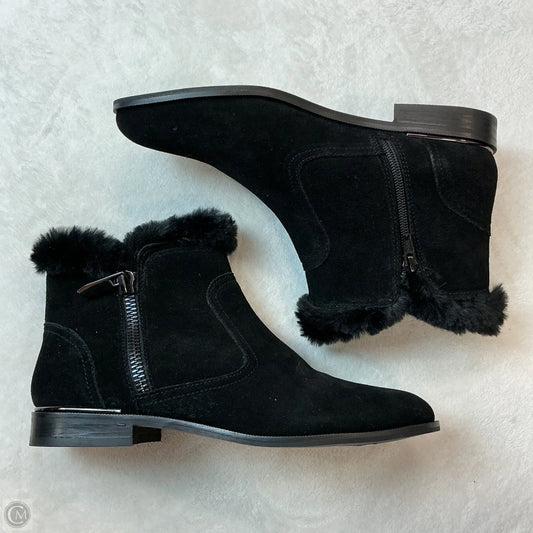 Boots Ankle Flats By Marc Fisher In Black, Size: 8.5