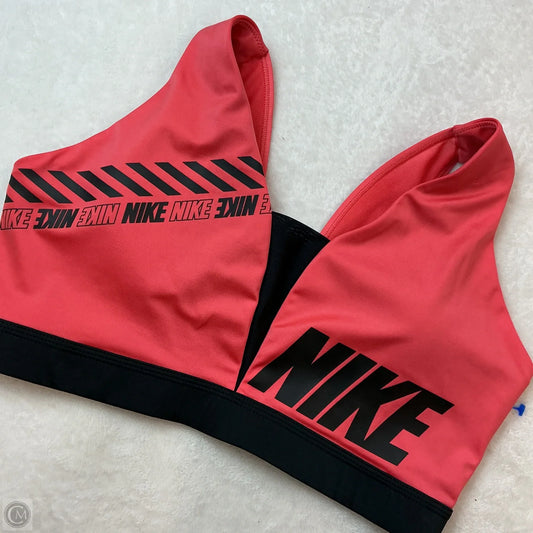 Athletic Bra By Nike In Orange, Size: Xl
