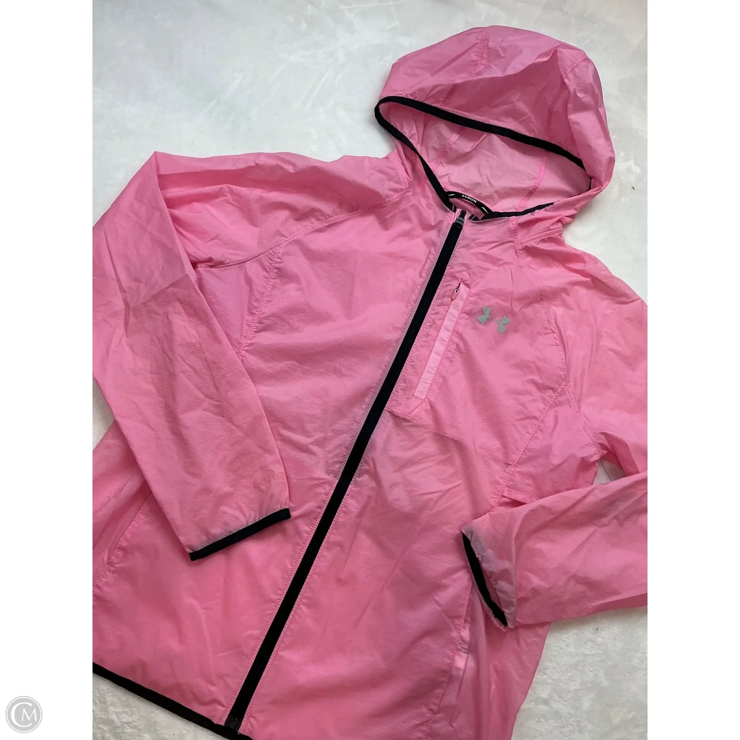 Athletic Jacket By Under Armour In Pink, Size: S