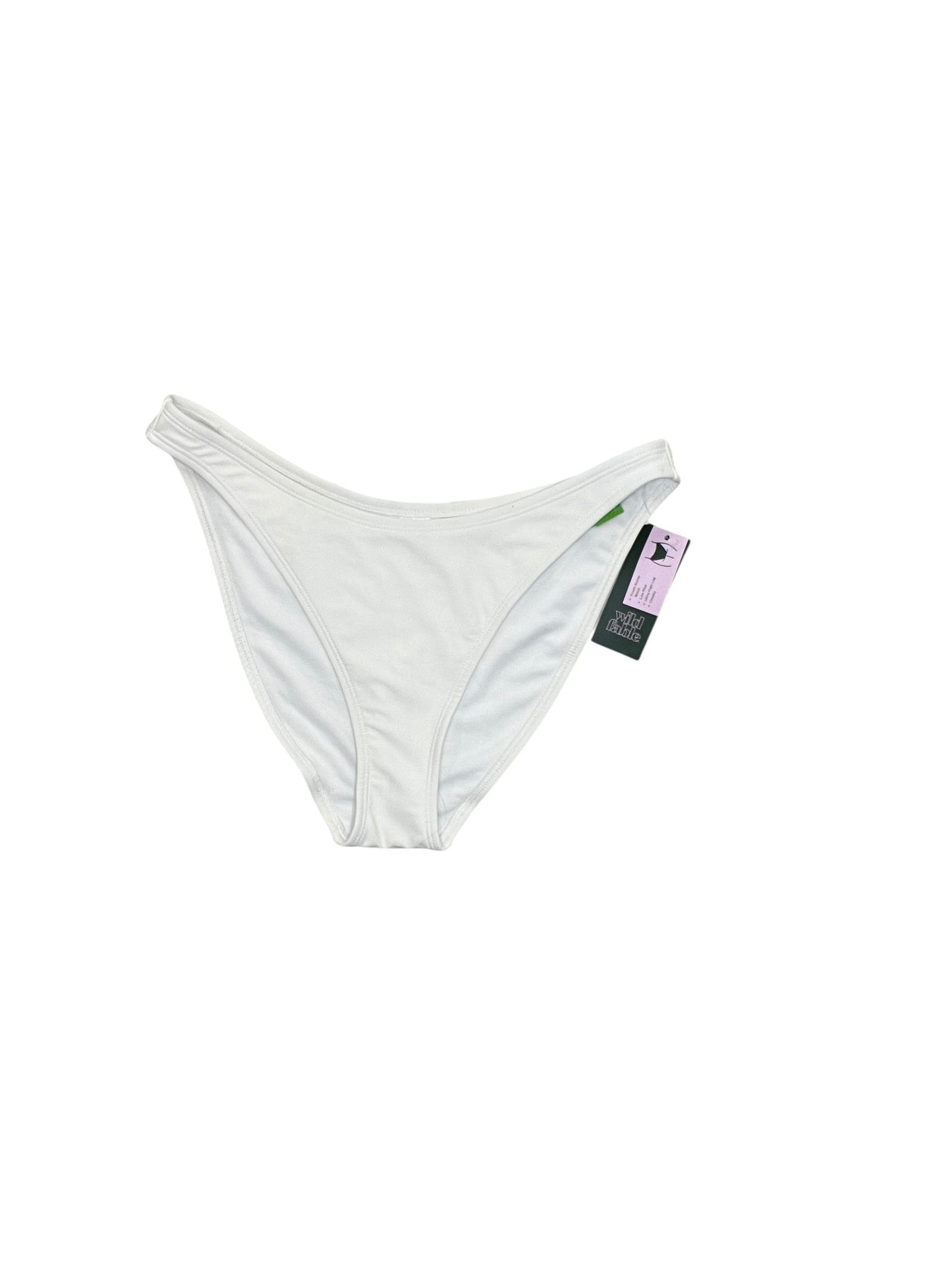 Swimsuit Bottom By Wild Fable In White, Size:M