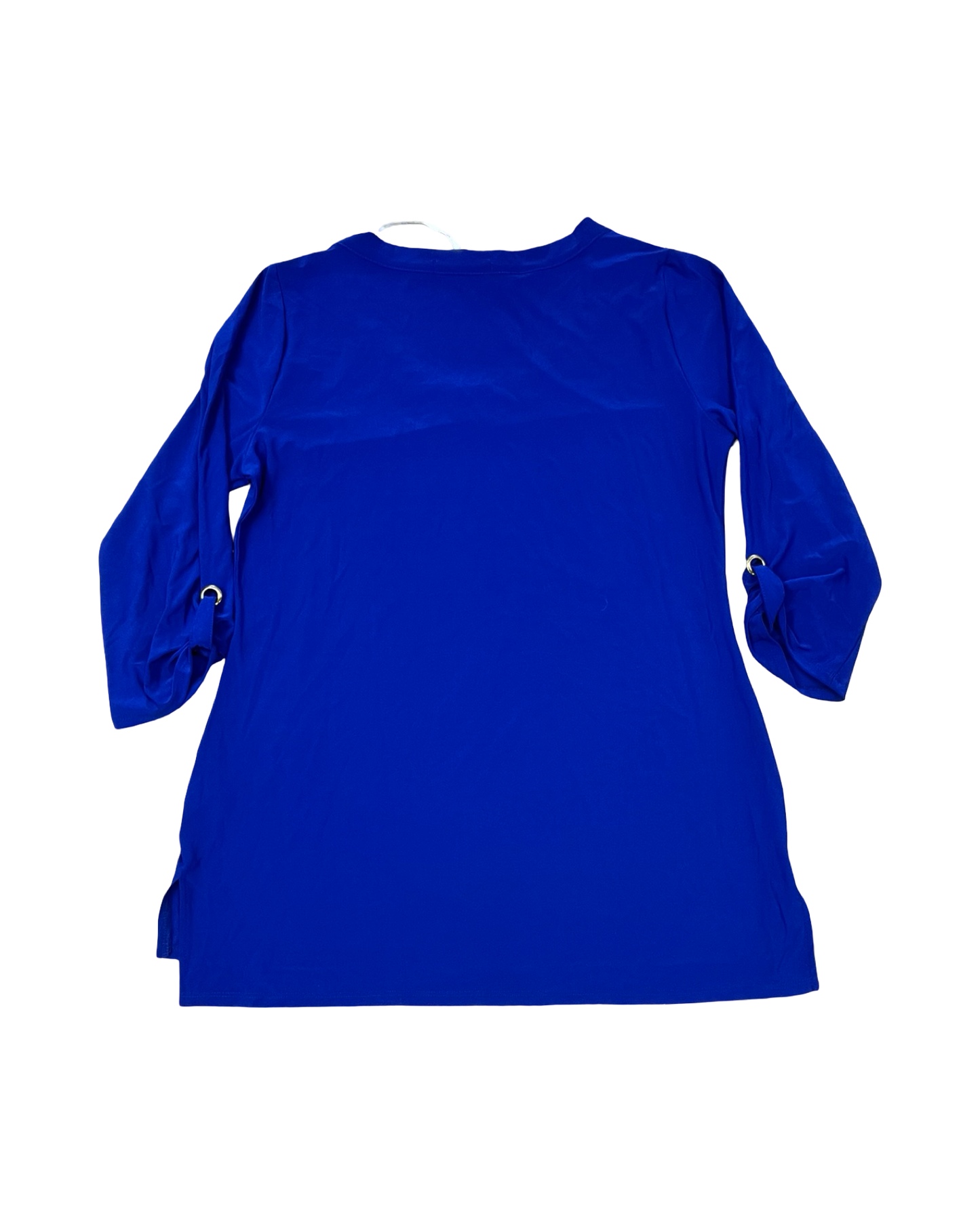 Top 3/4 Sleeve By Belldini In Blue, Size:M