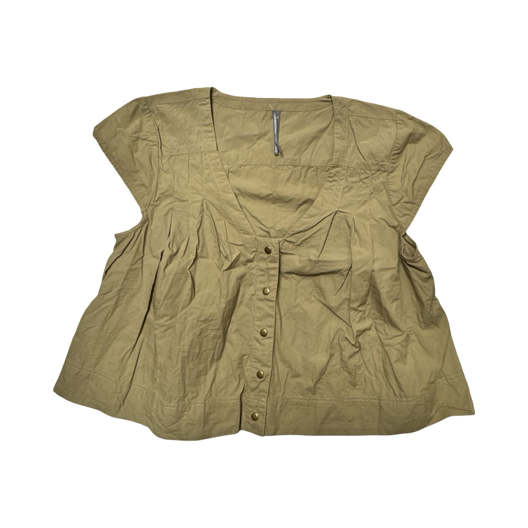 Top Ss By Anthropologie In Green, Size:M