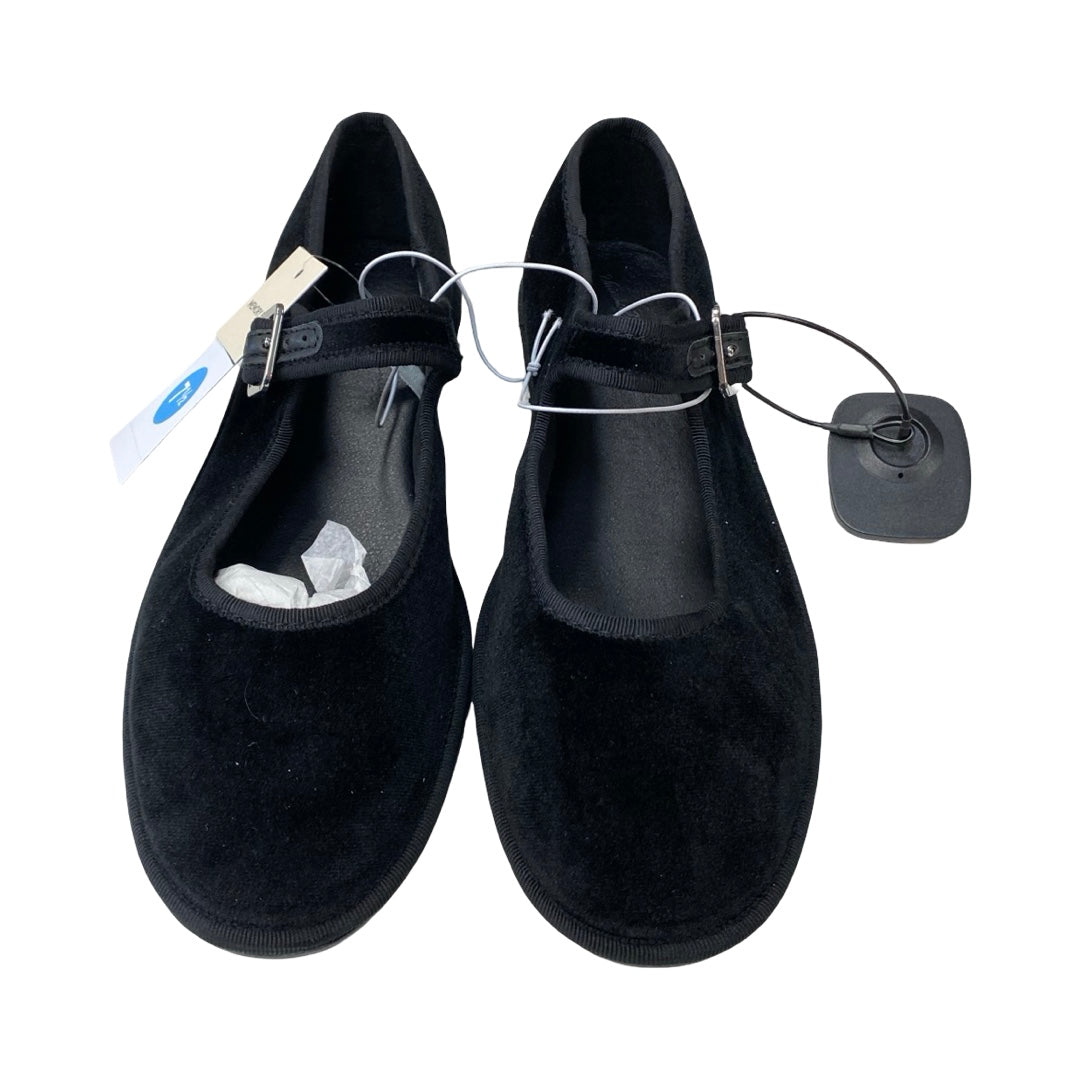 Shoes Flats By Universal Thread In Black, Size:7.5