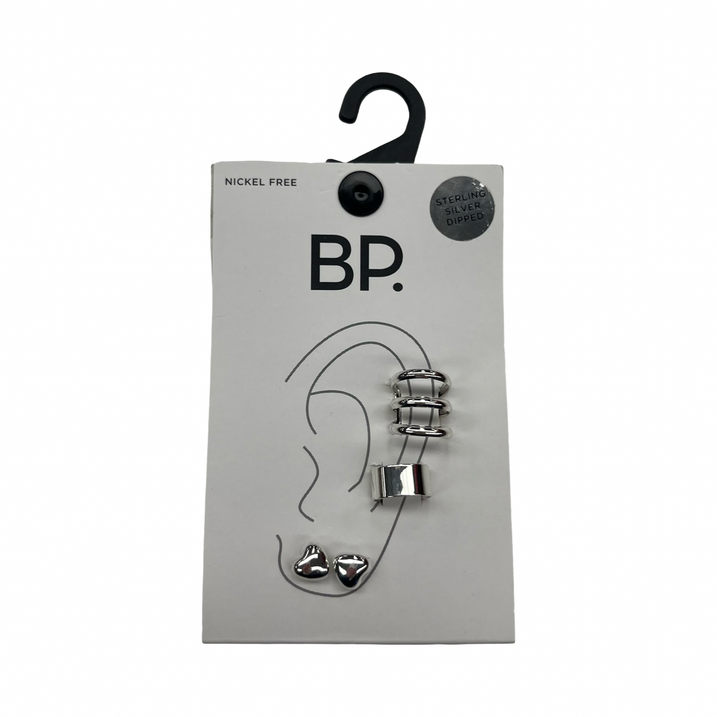 Earrings Other By Bp In Silver, Size:03 Piece Set