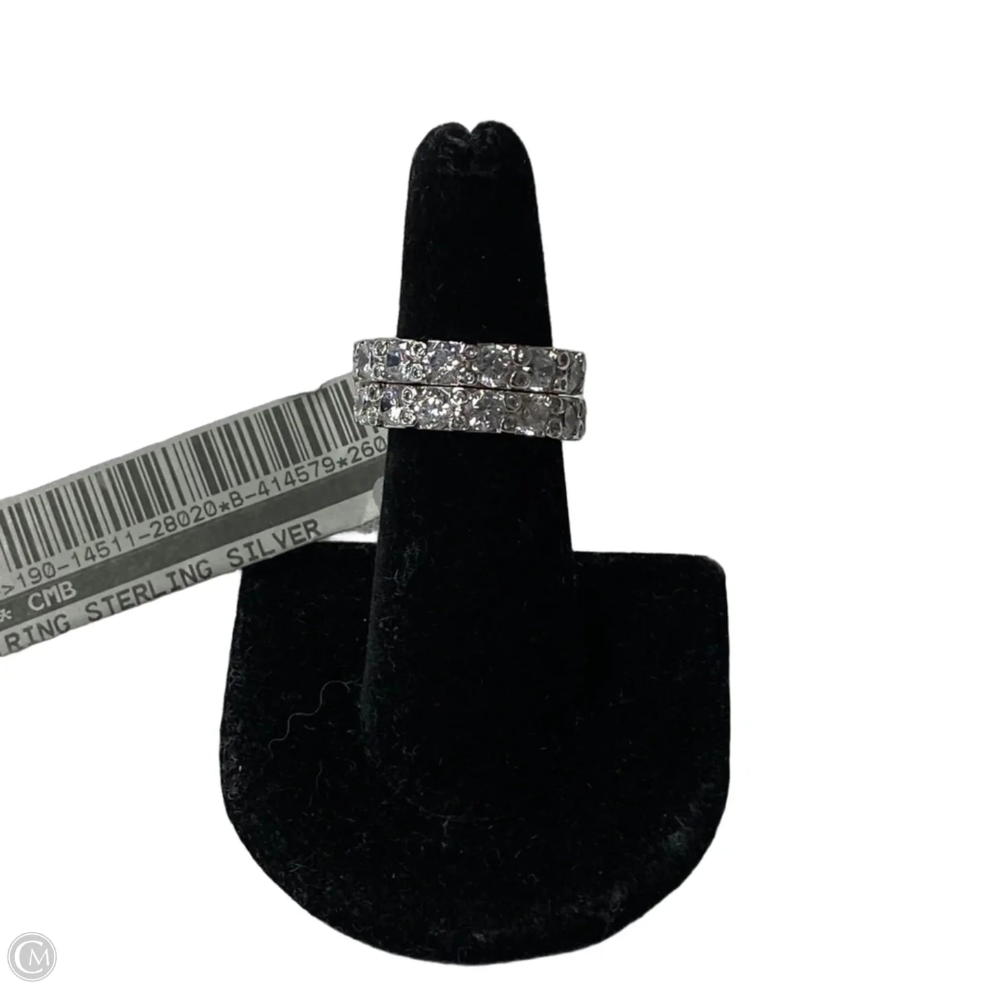 Ring Sterling Silver Size: 02 Piece Set.   Size 7