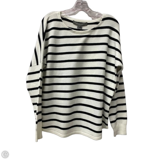 Sweater By French Connection In Black & White, Size: M