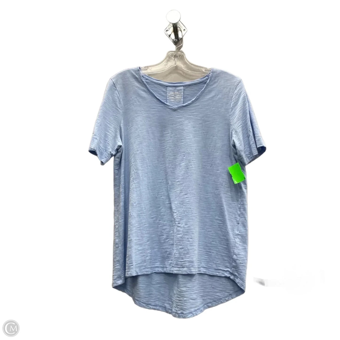 Top Short Sleeve Basic By Chicos In Blue, Size: M