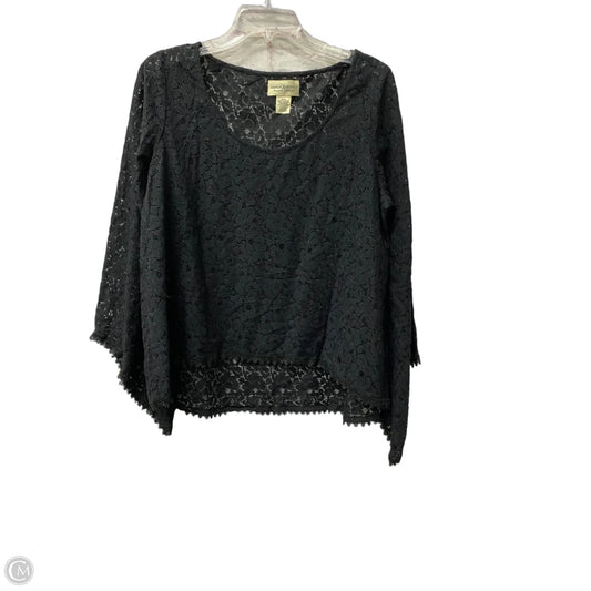 Top Long Sleeve By Denim & Supply By Ralph Lauren In Black, Size: Xl