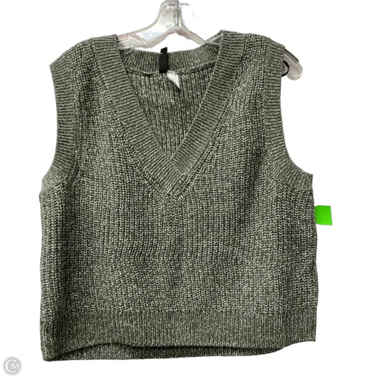Vest Sweater By Divided In Grey, Size: L