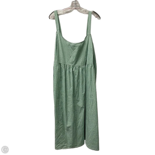 Dress Party Midi By Ava & Viv In Green, Size: 3x