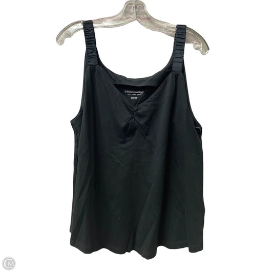 Top Sleeveless By Soft Surroundings In Black, Size: Lp