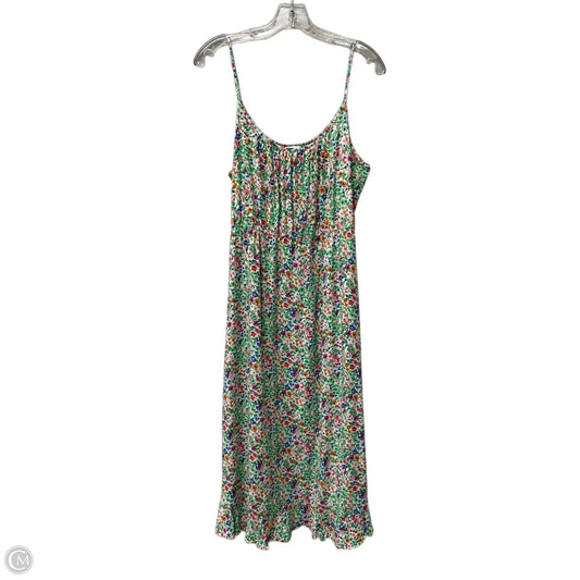 Dress Casual Maxi By J. Crew In Green, Size: L