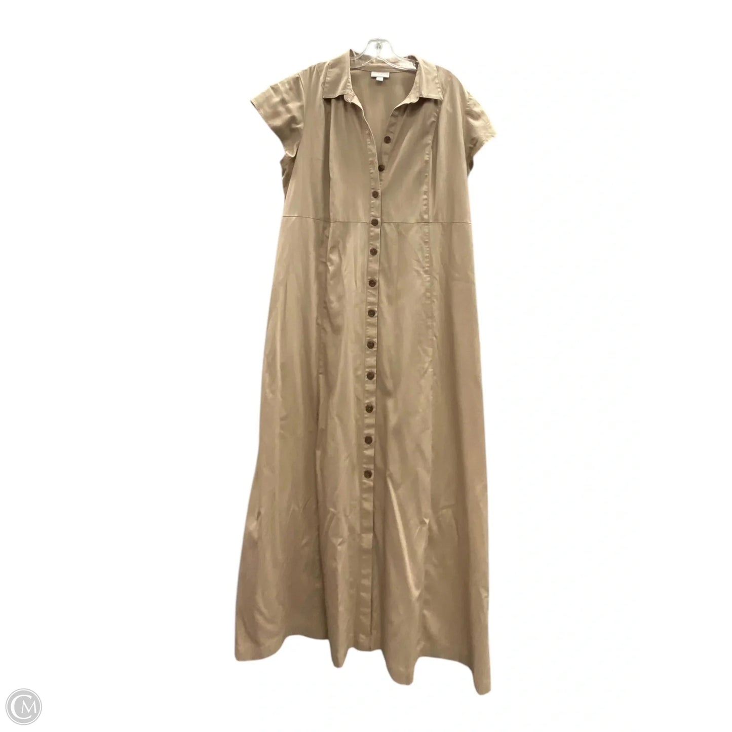 Dress Casual Maxi By J. Jill In Tan, Size: L