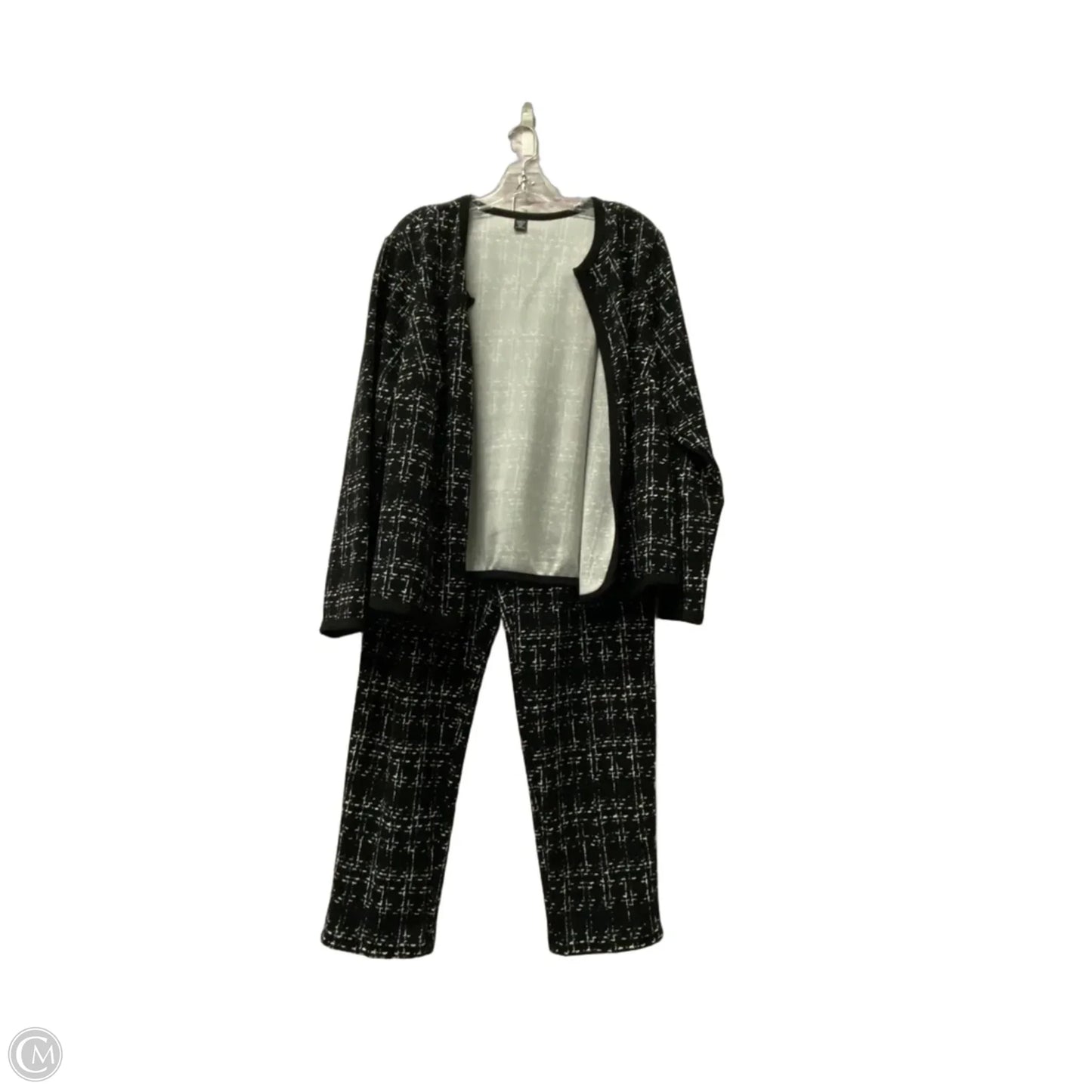 Pants Set 2pc By Shein In Black, Size: 2x
