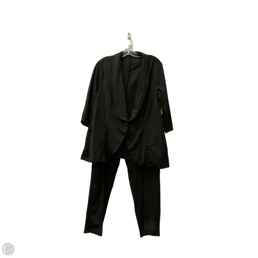 Pants Set 2pc By Shein In Black, Size: 2x