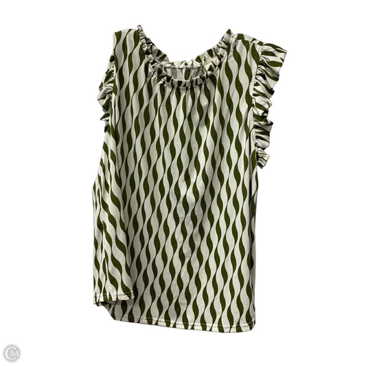 Top Short Sleeve By flower and feathers In Green, Size: 2x