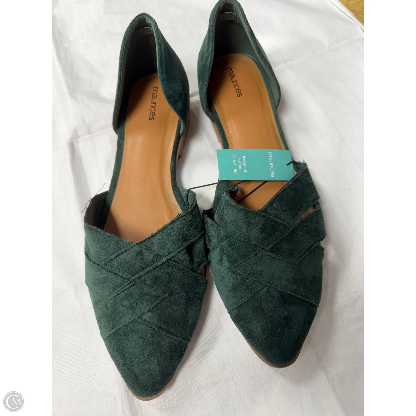 Shoes Flats By Maurices In Green, Size: 12