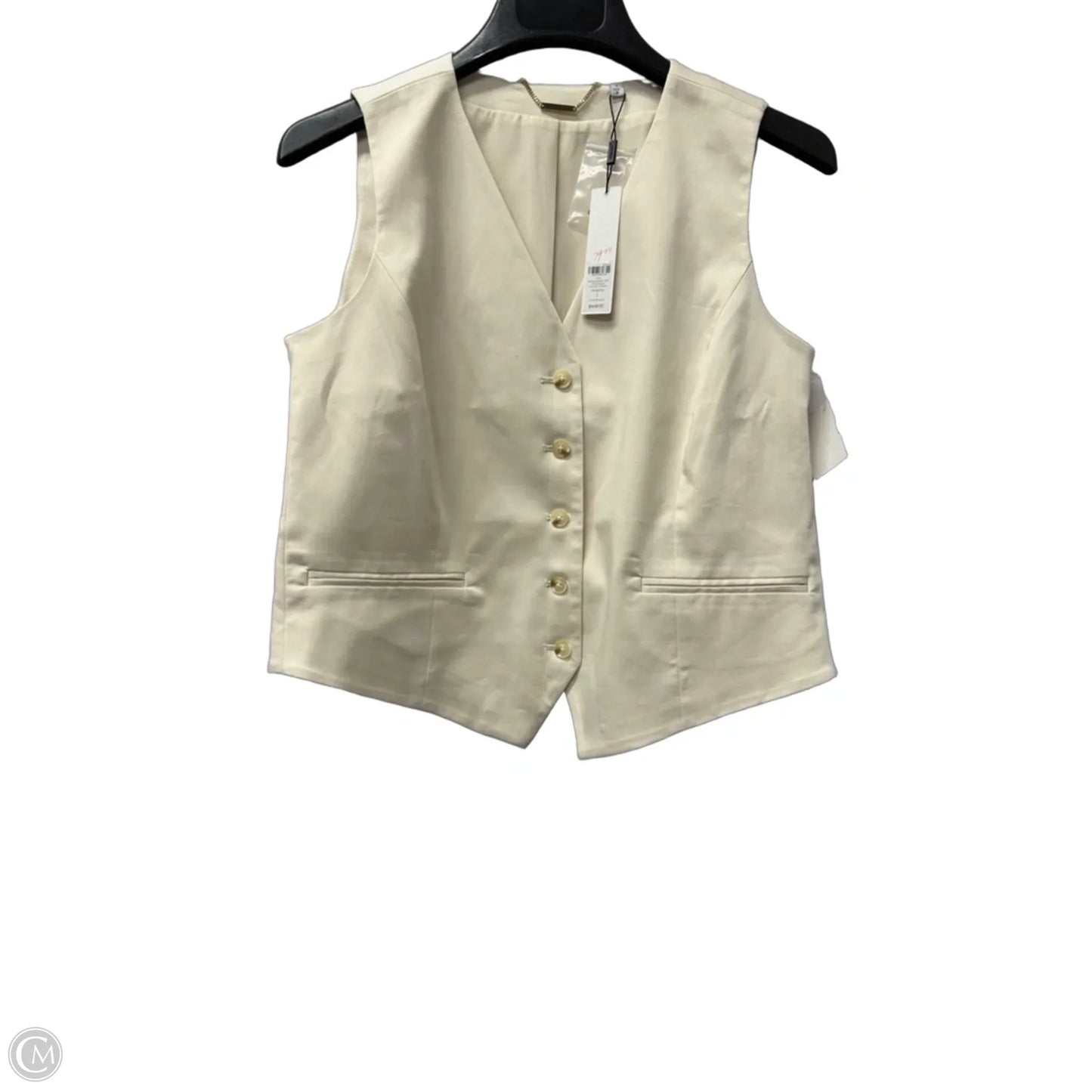 Vest Other By Chicos In Cream, Size: M