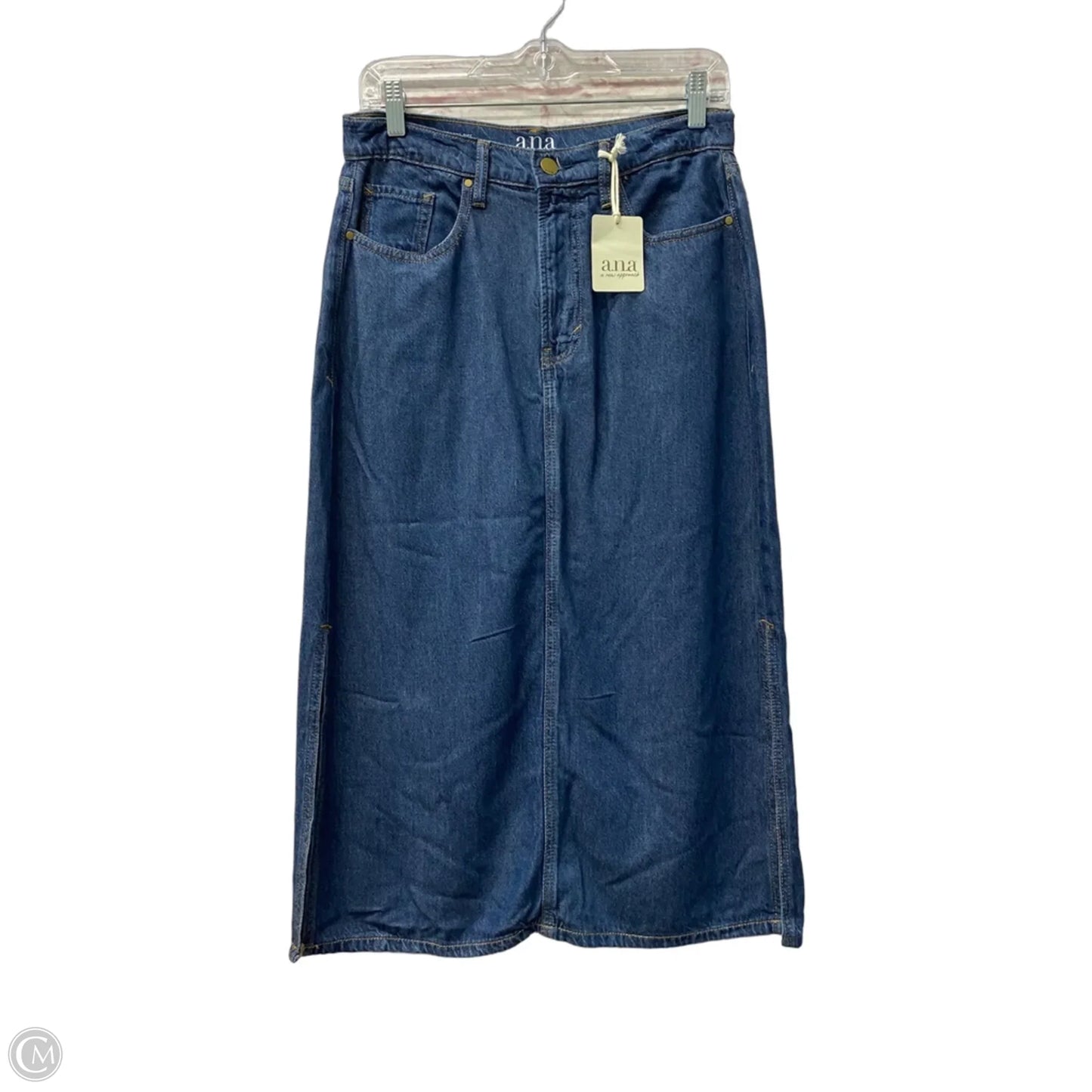 Skirt Maxi By Ana In Blue, Size: 4