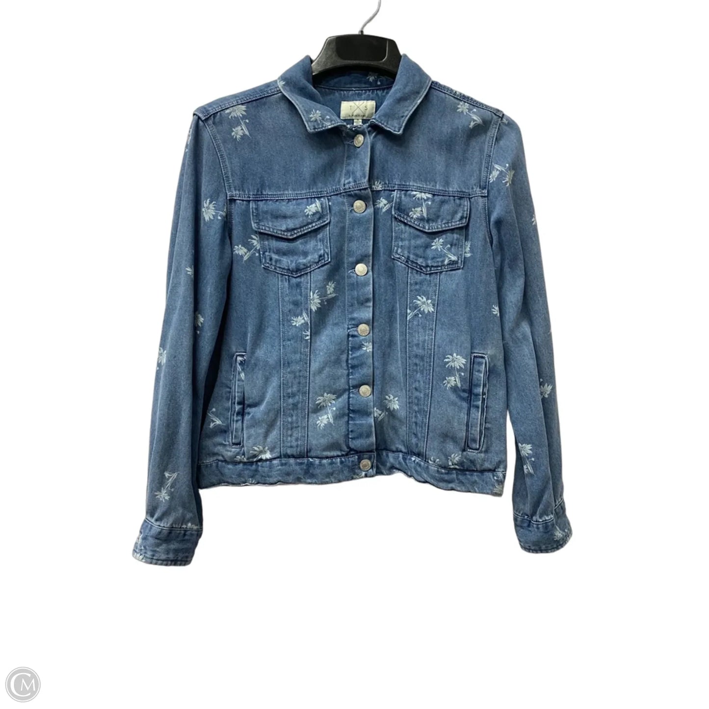 Jacket Denim By Thread And Supply In Blue, Size: S