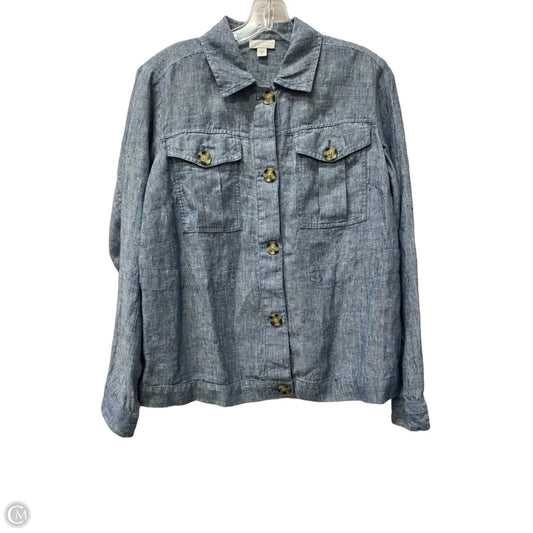 Top Long Sleeve By J. Jill In Blue, Size: Xs