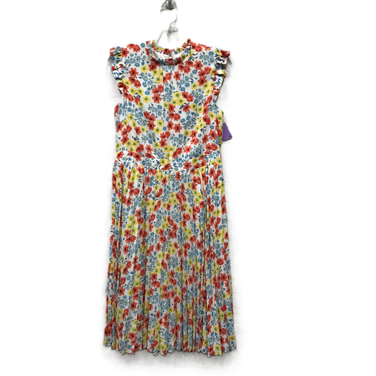 Floral Print Dress Casual Midi By Ann Taylor, Size: S