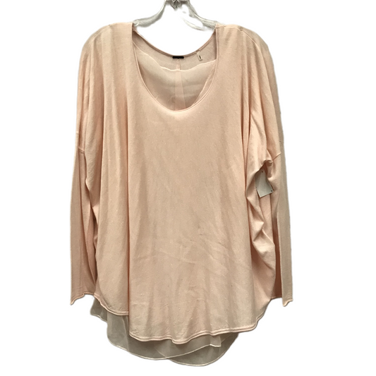 Pink Top Long Sleeve By Elie Tahari, Size: Xl
