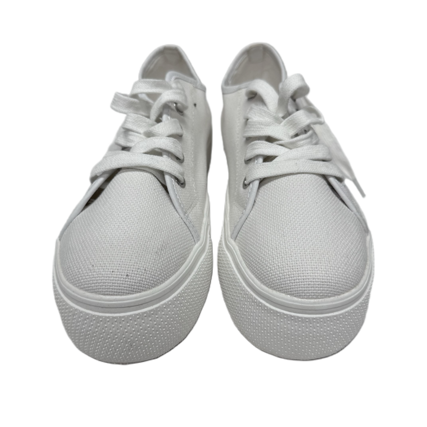 White Shoes Sneakers By Steve Madden, Size: 8.5