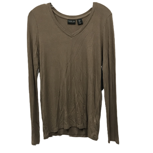 Brown Top Long Sleeve By Rachel Zoe, Size: M