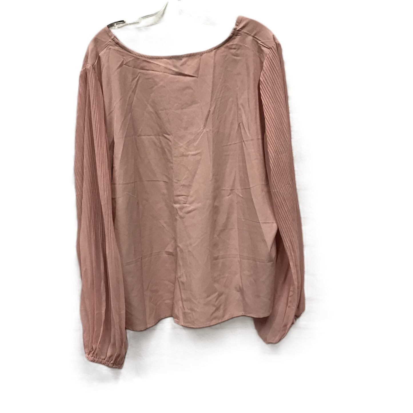 Top Long Sleeve By Shein In Pink, Size: 3x