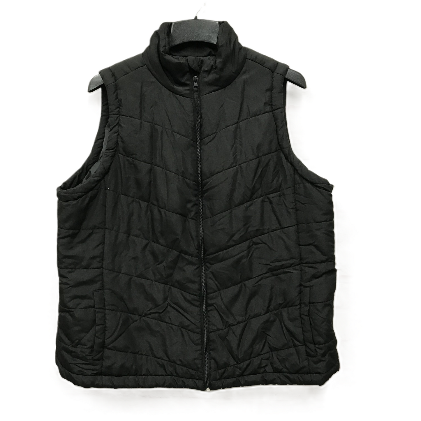 Vest Puffer & Quilted By Jason Maxwell In Black, Size: 1x