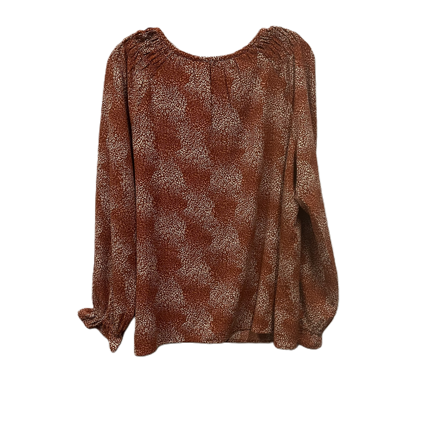 Top Long Sleeve By Jessica Simpson In Orange, Size: M