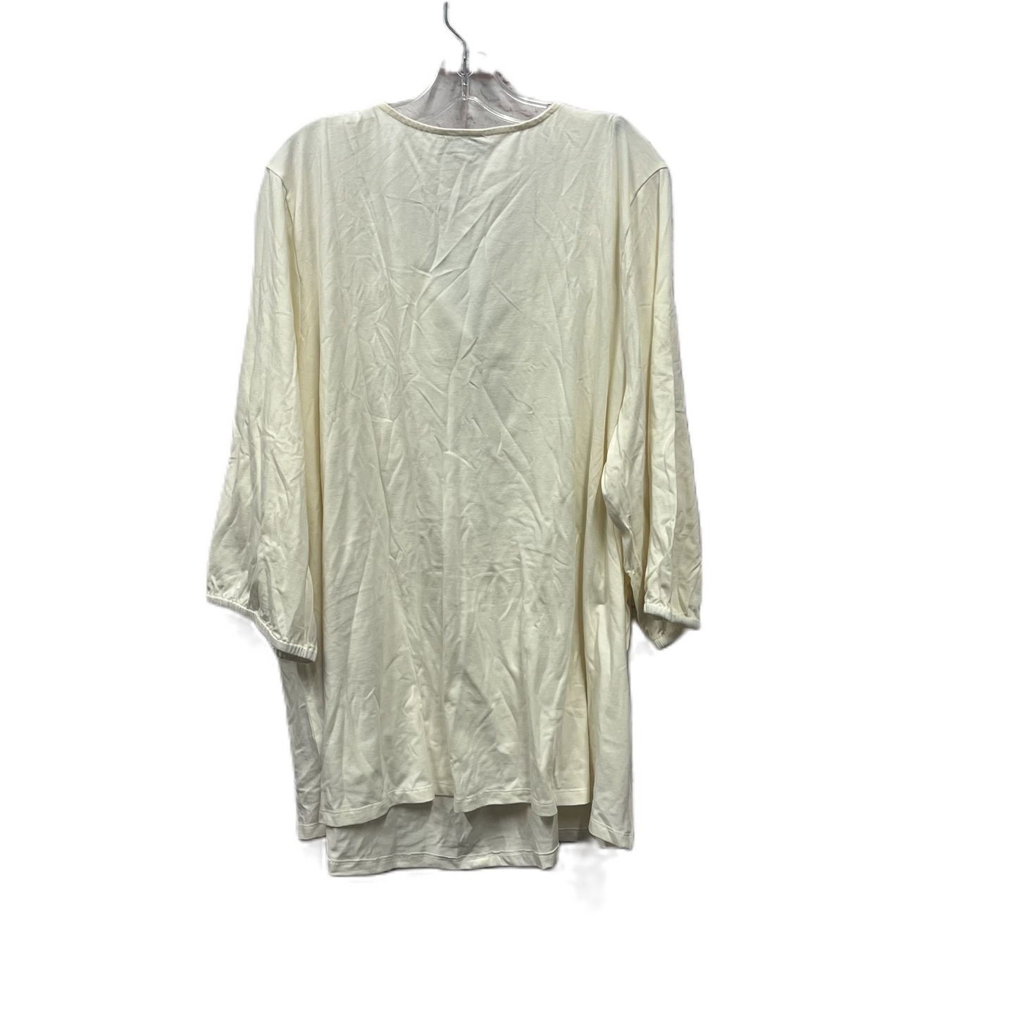 Top Long Sleeve By Haute Hippie In Cream, Size: 4x