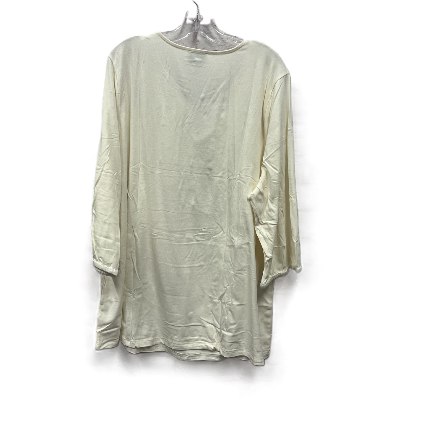 Top Long Sleeve By Haute Hippie In Cream, Size: 3x