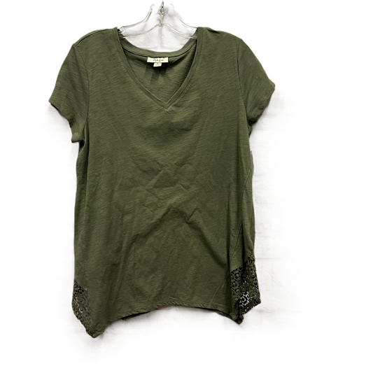 Top Short Sleeve By Style And Company In Green, Size: M